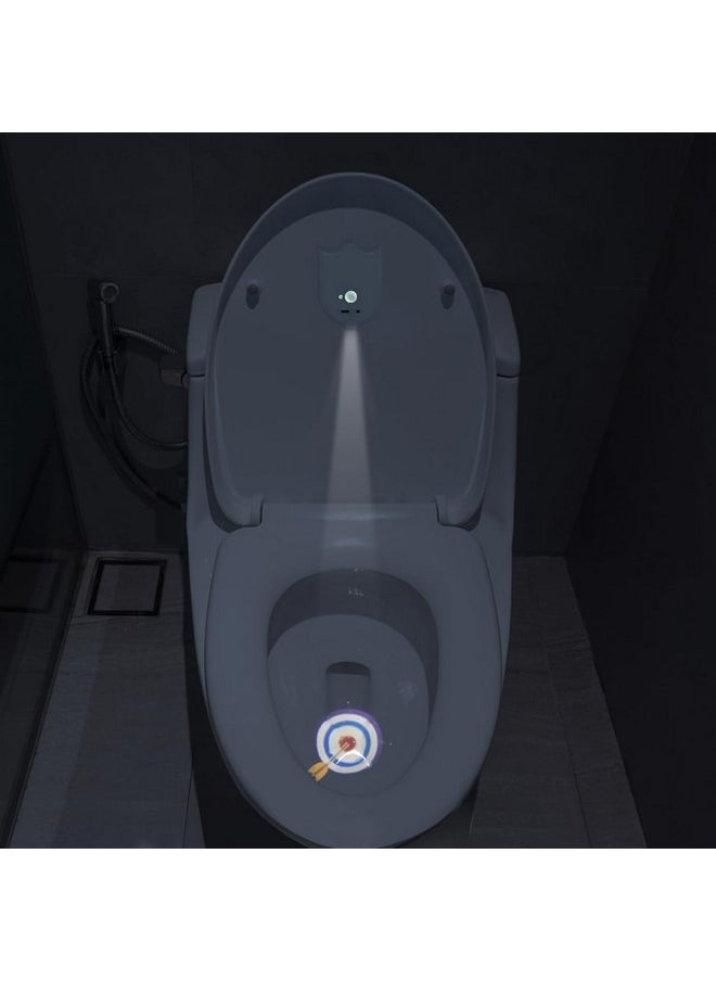 Generic - Toilet Night Light, Target Toilet Light Potty-Training Projector, Motion Activated, Toilet Bowl Animated Pictures and Cartoons Night Light Aim for Boys - Image 1