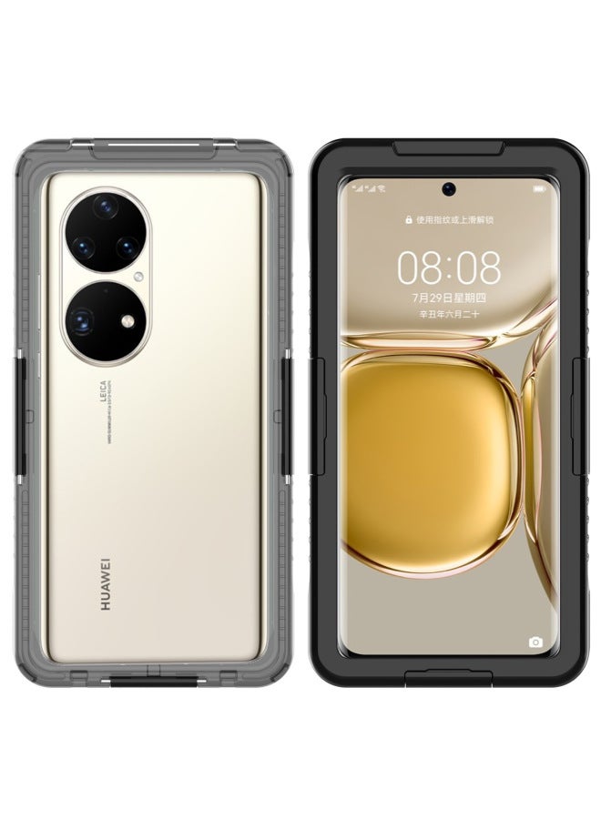 ينطبق على Huawei Mate60Pro غطاء مقاوم للماء P60 مقاوم للماء قطعة واحدة التسليم-اللون: أسود-نموذج قابل للتطبيق: Nova 5T - Image 1