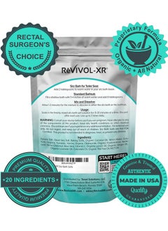 REVIVOL-XR Sitz Bath for Hemorrhoids Relief 20-in-1 Mix Epsom Salts+ Essential Oils, Makes 15 Soaks for Soothing Toilet Seat Basin Use. Quality USP Ingredients, Made in USA.  - Image 2