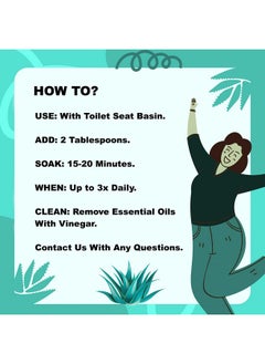 REVIVOL-XR Sitz Bath for Hemorrhoids Relief 20-in-1 Mix Epsom Salts+ Essential Oils, Makes 15 Soaks for Soothing Toilet Seat Basin Use. Quality USP Ingredients, Made in USA.  - Image 4