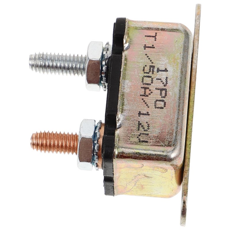Healifty Auto Reset Circuit Breaker 50a 12v Car and Boat Circuit Protection Device with Automatic for Automotive Electrical Systems - Image 1