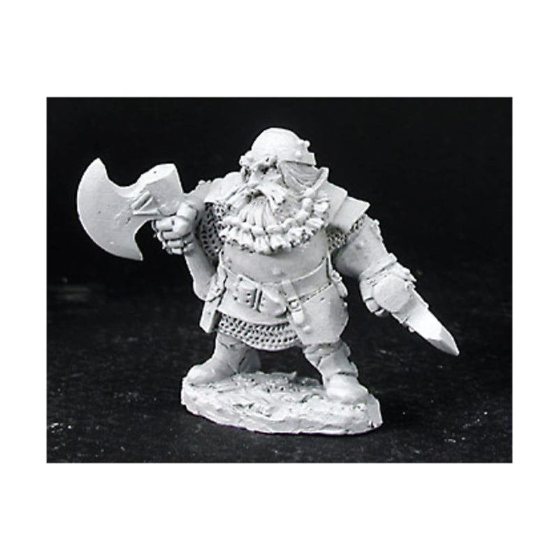 Reaper DARK HEAVEN Reaper Miniatures Hagar, Dwarven Hero 03035 Legends Unpainted Metal - Image 2