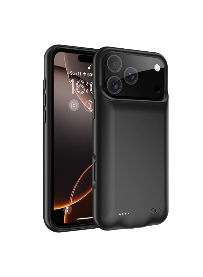 غلاف بطارية لاسلكي سعة 7000 مللي أمبير لـ iPhone 17 Pro - بنك طاقة خارجي قابل لإعادة الشحن - Image 4