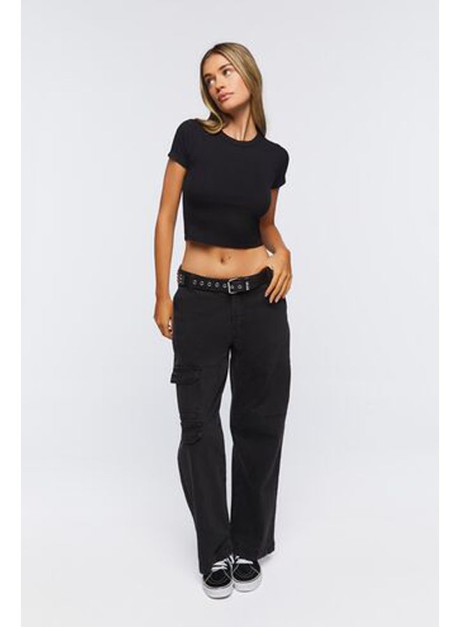 FOREVER 21 Ribbed Knit Crop Top - Image 4