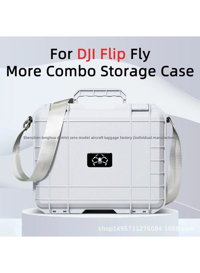 For DJI Flip Explosion-proof Case Flip Remote Control Storage Bag With Screen Universal Explosion-proof Case Dijflip Carrying Bag-Color:Flip Black Explosion-proof Box With Screen - Including Shoulder Straps - Image 5