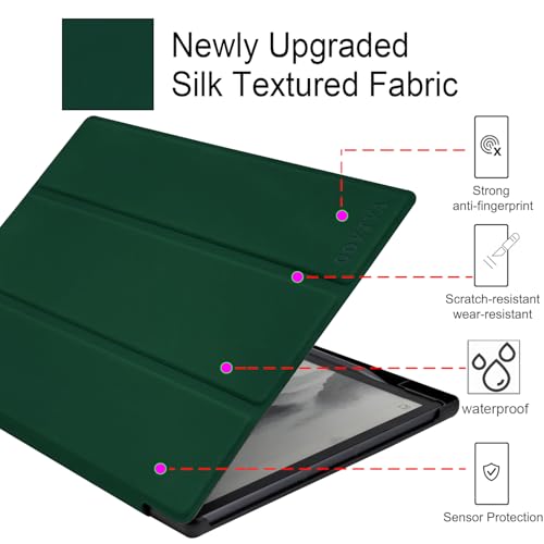 GOVTVA Protective Folio Case for 8.2'' iFLYTEK AINOTE Air 2, Ultra-Thin Lightweight Trifold Protective Cover with Built-in Pen Holder Auto Sleep/Wake for AINOTE Air2 Tablet (Green) - Image 3