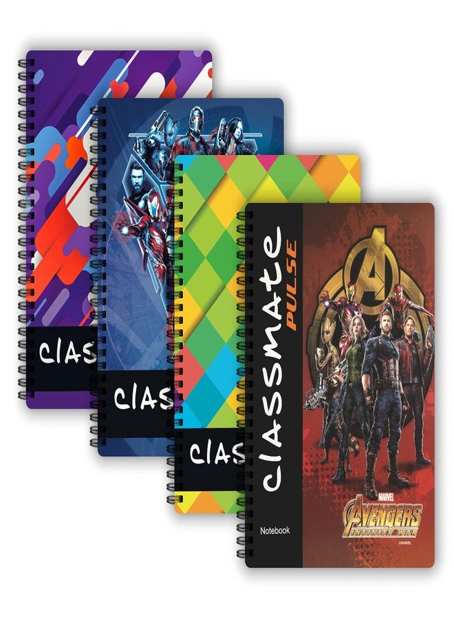 Classmate Pulse Notebook - 267 X 203, 160 Pages, Single Line, Wiro Binding, Multicolor (2105007) - Image 1