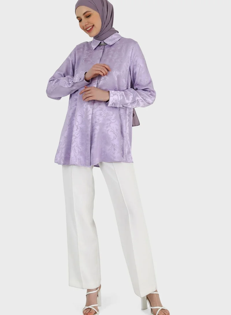 Refka by modanisa Floral Print Tunic