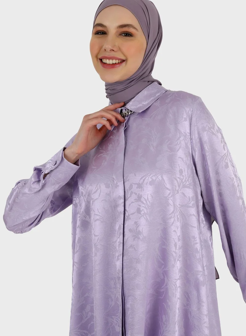 Refka by modanisa Floral Print Tunic