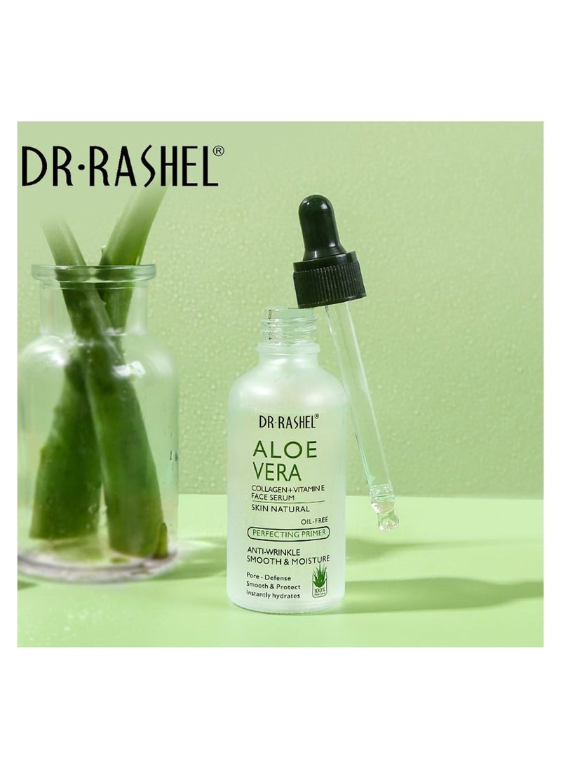 Rashell Cosmetics Aloe Vera Collagen And Vitamin Face Serum Green 50ml  - Image 3