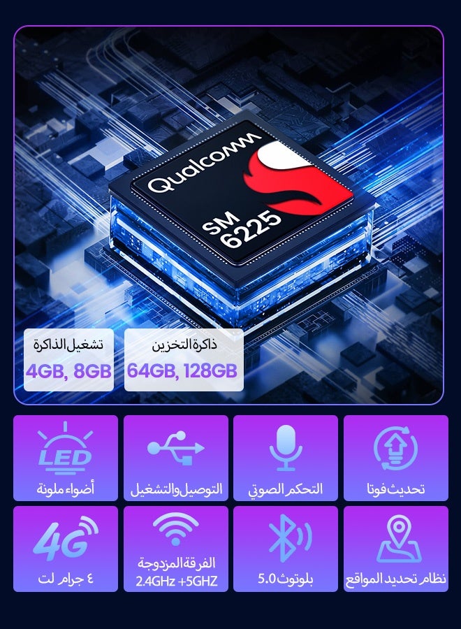 كار لينكيت جهاز AIBox ذكي QCM6225 بإضاءة LED محيطة، بنظام أندرويد 13 (8 جيجابايت + 128 جيجابايت)، كاربلاي لاسلكي، أندرويد أوتو لاسلكي، يوتيوب، نتفليكس، شبكة 4G LTE، متوافق مع 98% من السيارات (مازدا، تويوتا، هيونداي، أودي) - Image 4