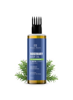 Botanic Hearth Botanic Hearth 100% Pure Rosemary Oil for Hair Growth | Controls Hair Fall, Promotes New Hair Growth | Hair Strengthening Treatment for Healthy Nourished Hair | 150 ml  - Image 1