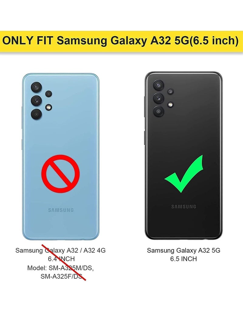 Raxoom Samsung Galaxy A32 4G Case Cover Protective Shock Absorption Bumper soft Transparent Case (Clear) - Image 3
