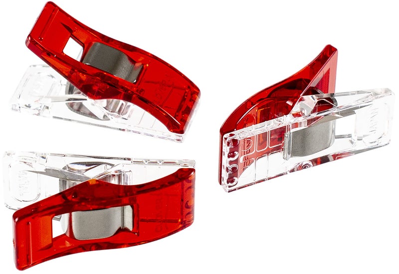 Clover Wonder Clips Pkg of 50, Red - Image 3