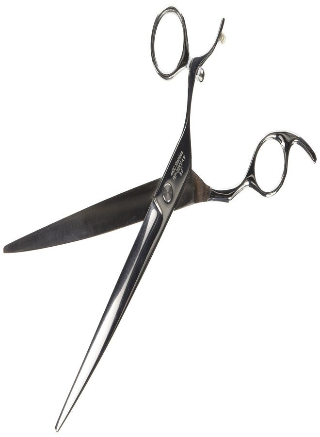 شيرز دايركت مقص منحني من الفولاذ المقاوم للصدأ الياباني 440C من ShearsDirect بتصميم مقبض دوار جانبي، 8 بوصات - Image 3