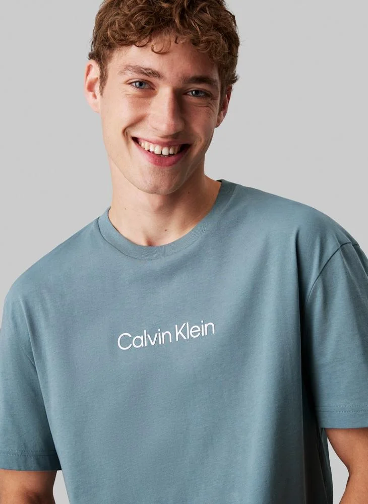 كالفن كلاين Logo Crew Neck T-Shirt
