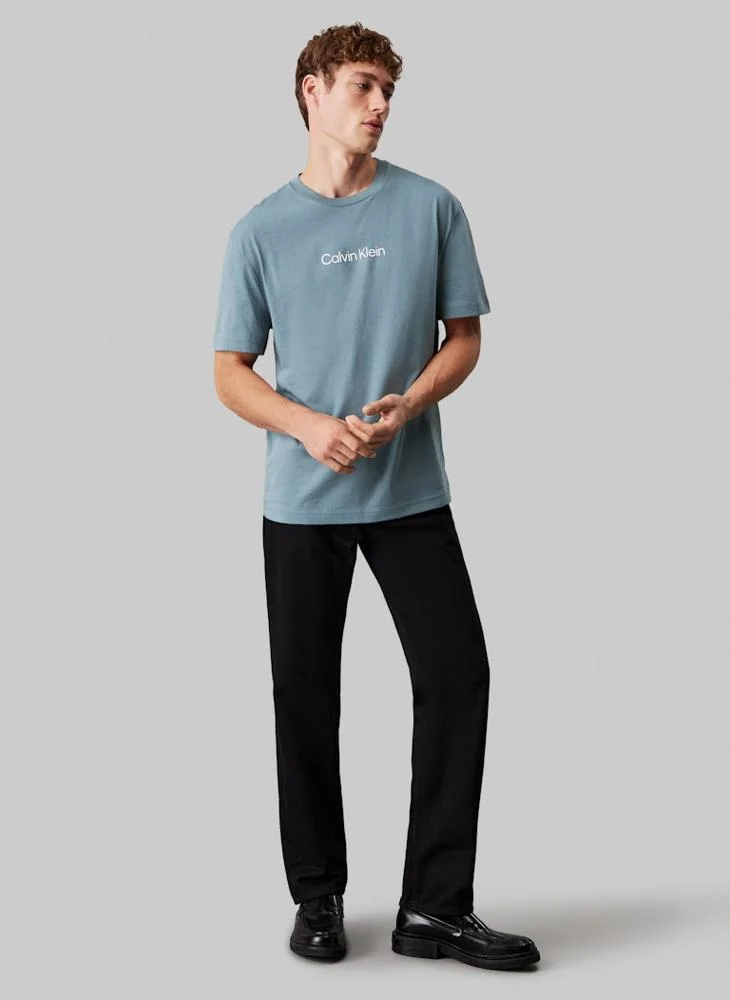 كالفن كلاين Logo Crew Neck T-Shirt