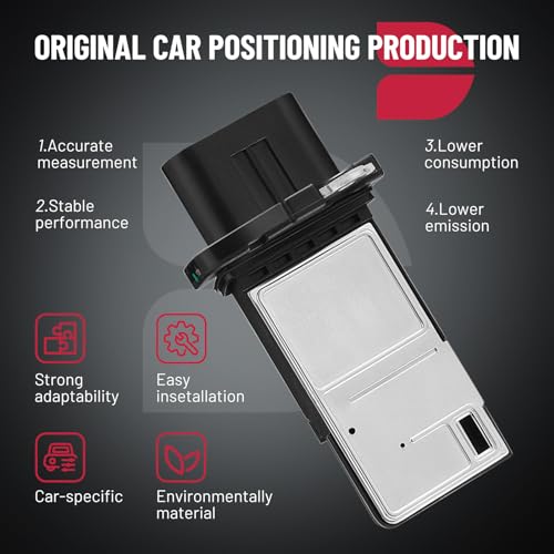 BDFHYK Mass Air Flow Sensor Meter MAF 12576410 213-4222 15865791 Compatible with Buick Lacrosse 2010-2016, CTS 2014-2018, Camaro 2010-2015 - Image 3