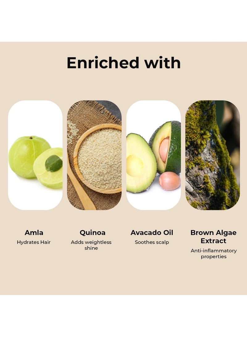 Fix My Curls Mask  Avocado Oil, Amla, Cocoa Butter Hair Mask For Curly, Wavy, Dry and Coloured Hair - Image 4
