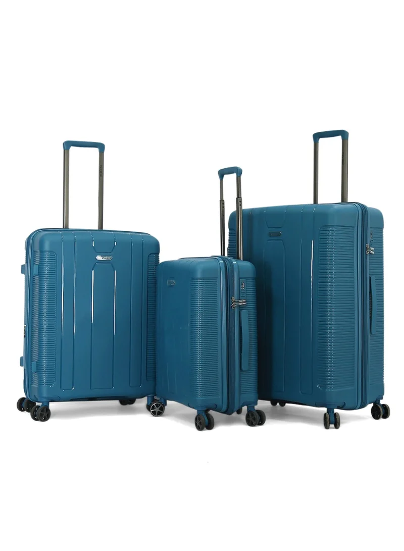 ترافلايت Travelite Hardside Double spinner Luggage Trolley 3 Pcs set