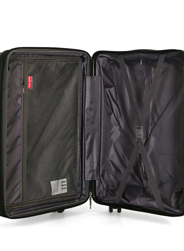 ترافلايت Travelite Hardside Double spinner Luggage Trolley 3 Pcs set