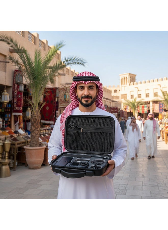 Skycare Action 5 Pro Carrying Case for DJI Osmo Action 5 Pro/Action 4 - Hard Shell, Shockproof & Travel-Friendly Bag with Accessories Storage - Image 2