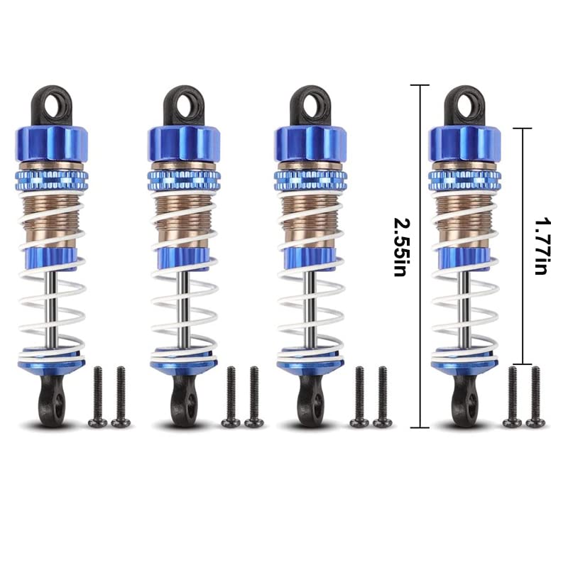 HAIBOXING 1/18 Aluminum Capped Oil Filled Shocks  RC Accessories Upgraded Spare Parts Apply for HAIBOXING 18858&18859&18868 RC car (M1882) - Image 2