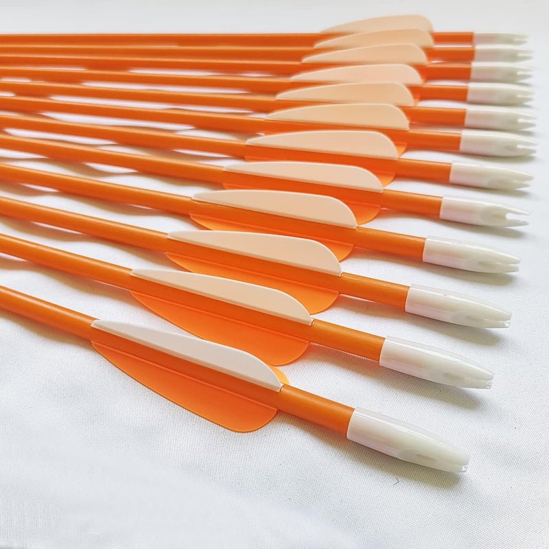 PANDARUS Youth Safetyglass Arrows 28" Fiberglass Archery 26" Target Practice Arrows(Pack of 12) - Image 4