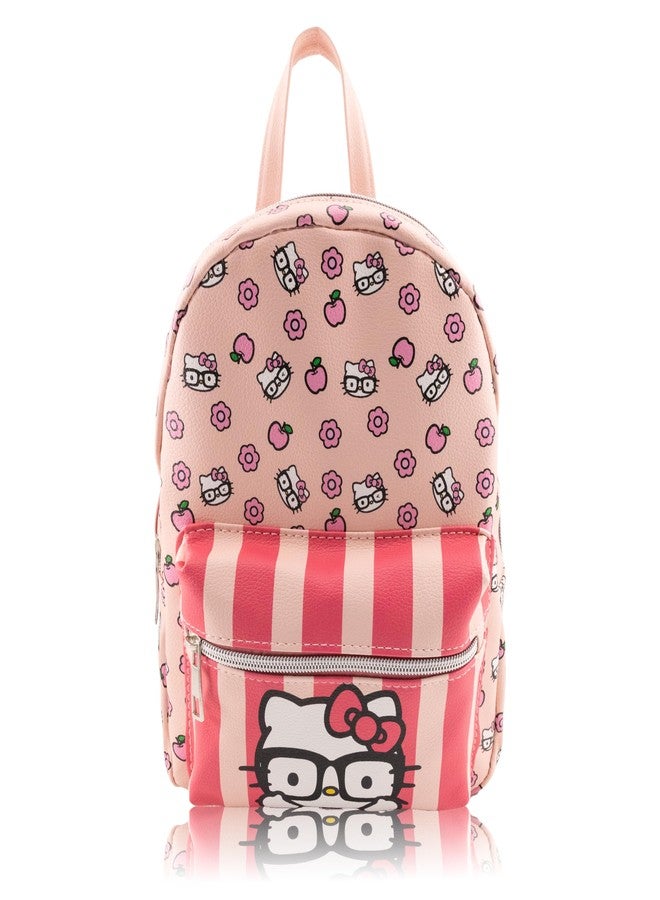Fast Forward Sanrio Hello Kitty Backpack | Cute Pink PU Leather 10" Hello Kitty Mini Backpack Purse | Unisex Daypack Backpack - Image 1