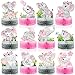 Tudomro 12 Pcs Pink Elephant Honeycomb Centerpieces Baby Shower Table Decorations Elephant Theme Party Centerpieces for Birthday Shower Wedding Party Supplies - Image 3