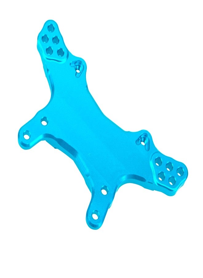 Vgoohobby Metal Front & Rear Shock Tower RC Shocks Damper Mount Set Compatible with Losi 1/18 Mini-T 2.0 2WD Stadium RC Truck Hop-Up Parts (Blue) - Image 3