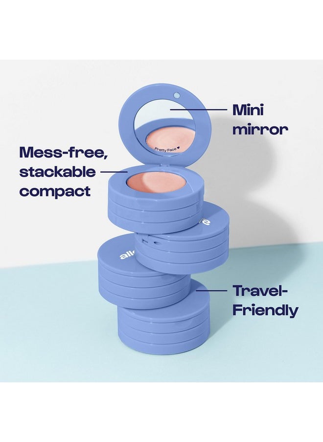 ALLEYOOP Alleyoop Stack The Odds - Multi-Use Face Palette Sassy Pants- Blush, Contour/Bronzer, Highlight and Mini Mirror - Blendable Cream to Natural Finish - Jojoba and Sunflower Oil - Cruelty-Free, and Vegan  - Image 5