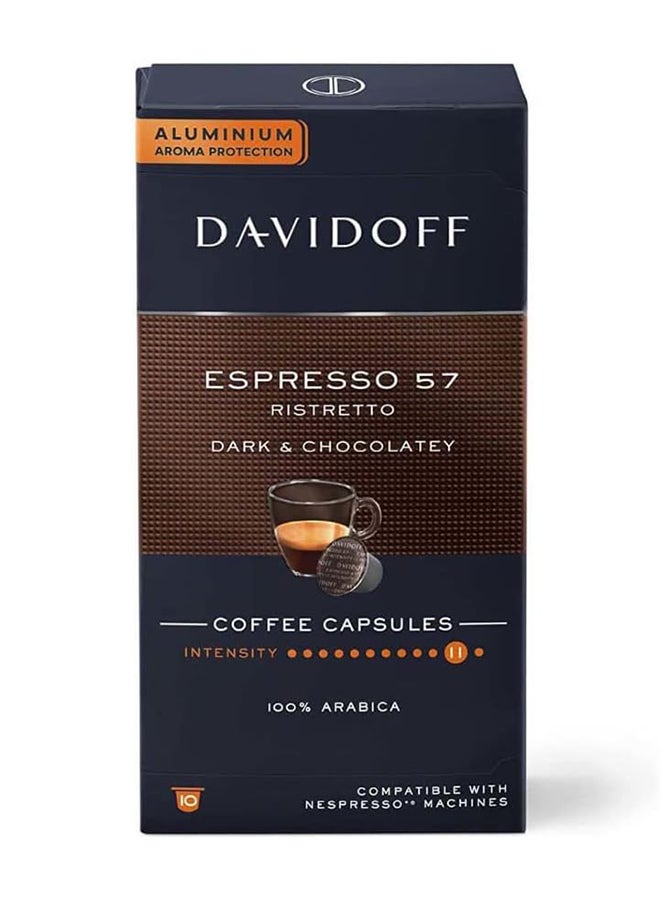 Davidoff Espresso 57 Coffee Capsules 10 Capsules (55g)  - Image 1