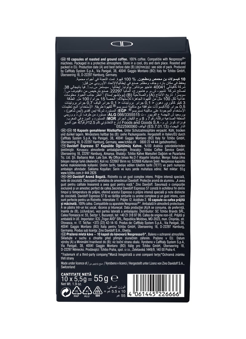 Davidoff Espresso 57 Coffee Capsules - Image 2