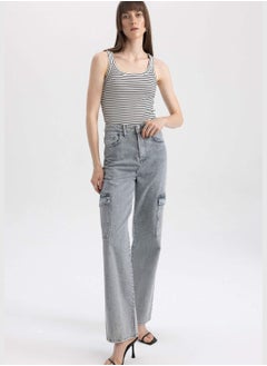 DeFacto Woman Slim Fit Round Collar Knitted Tank Top  - Image 2