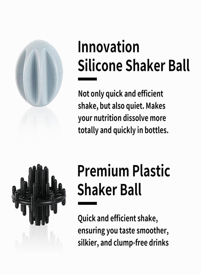 TOOFEEL كوب خلط بروتين من الفولاذ المقاوم للصدأ من TOOFEEL - سعة 28 أونصة مع مضربين، ونافذة شفافة، مانع للتسرب، لا يسخن/يبرد، مناسب لتمارين الصالة الرياضية - Image 3