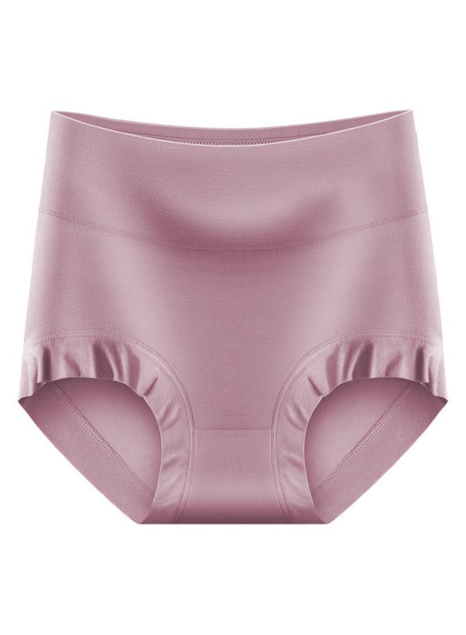 Modal High-waisted Women's Underwear Women's Body-shaping Antibacterial Crotch Middle-aged And Elderly Loose Large Size Fat Girl Triangle Shorts