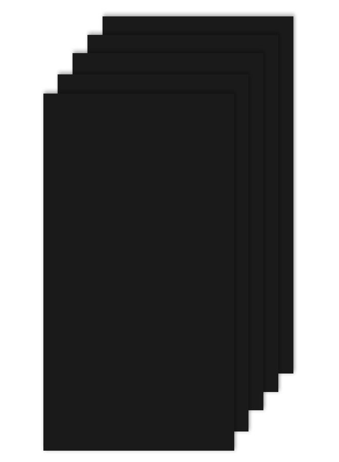 Lakeer A4 Black Color Paper Board Card Board HardBoard - 450 GSM, Pack of 20 Pcs| for Scrapbooking, Art, Craft, Poster, DIY, Etc. - Image 1