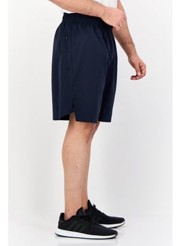 Adidas Men Sportswear Fit 9 Inseam Training Shorts, Navy  - Image 2