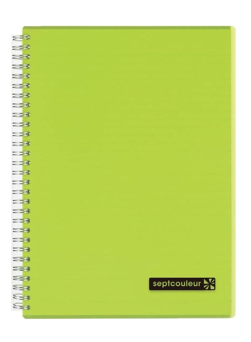 Maruman 80-Sheet Septcouleur Notebook B5 Size Green - Image 1
