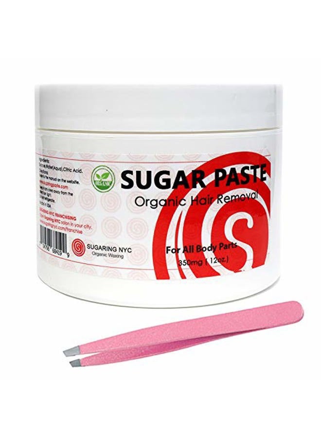 Sugaring NYC Sugaring Paste for Home use - Bikini, Brazilian, Legs, Arms, Chest, Back + Tweezer  - Image 1