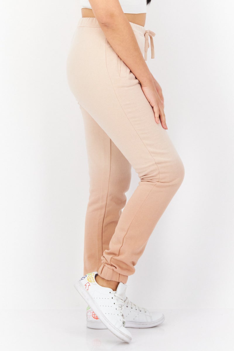 Marc New York سروال رياضي عادي للنساء، تان - Image 3