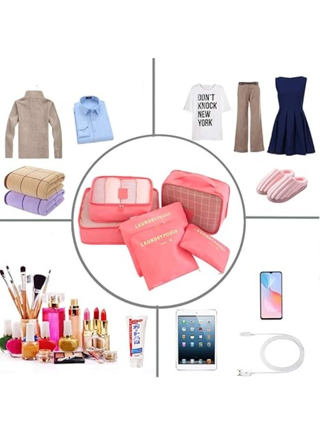 6-Piece Travel and Outdoor Clothes Storage Bag Set - Image 2