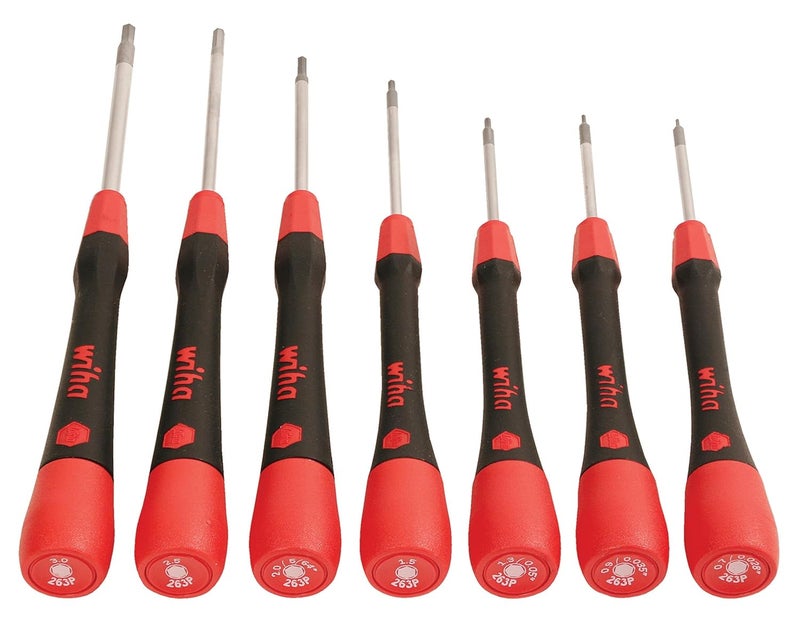 Wiha 26393 Screwdriver Set with Soft PicoFinish Handle Hex Metric 7 Piece - Image 4