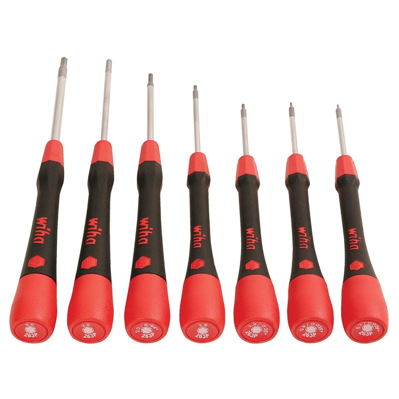 Wiha 26393 Screwdriver Set with Soft PicoFinish Handle Hex Metric 7 Piece - Image 5