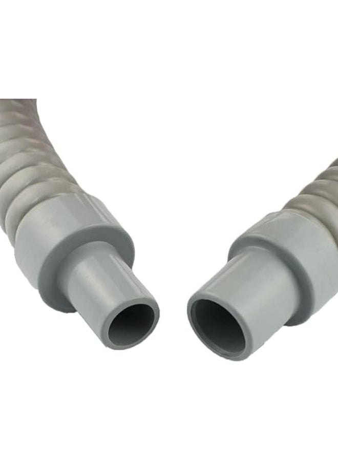 خرطوم تصريف مياه مكيف هواء، ٦٠ سم  بلاستيك رمادي مرن - Image 2