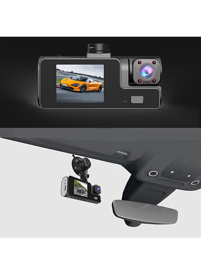 Excefore Dash Cam Car Camera, Suction Cup Type Dash Cam Front And Inside, 1080P Fhd Dash Camera, With 140 Degrees Wide, 24 Hours Parking Monitor Loop Recording, Motion Detection, Easy To Install - Image 3