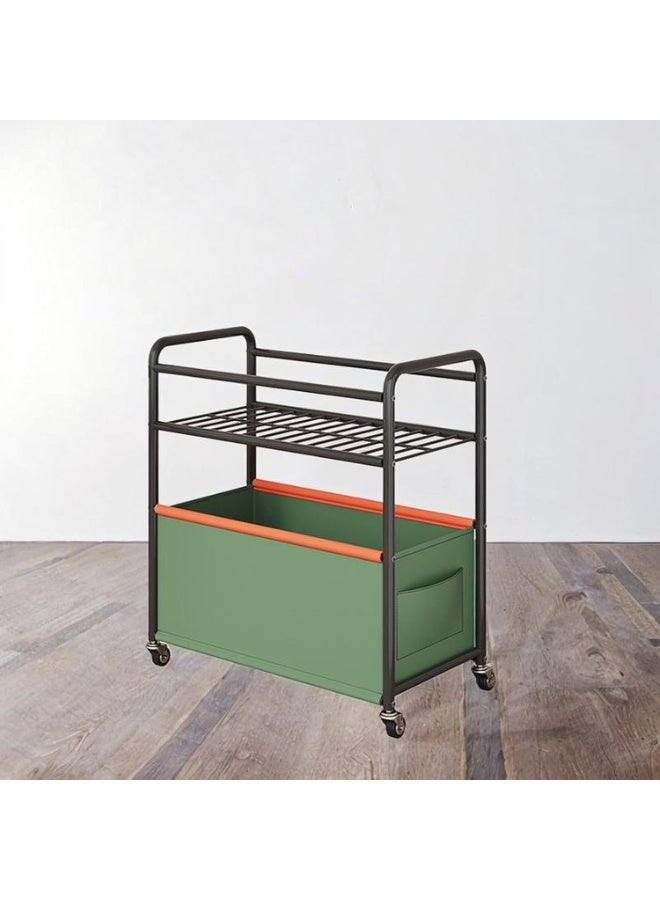 BLOOMING TIME Large Toy Chest with Wheels and Detachable Storage Bins Ideal Toy Organizer for Playroom Nursery and Bedroom Toy Basket for Easy Organization Green - Image 2