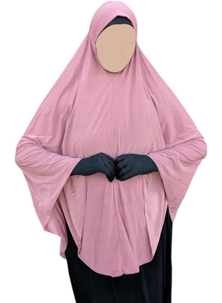 Women’s Prayer Khimar – Long Khimar with Soft, Comfortable Zida Fabric | Full Coverage for Prayer, Balcony, Reception & Various Uses - Image 1