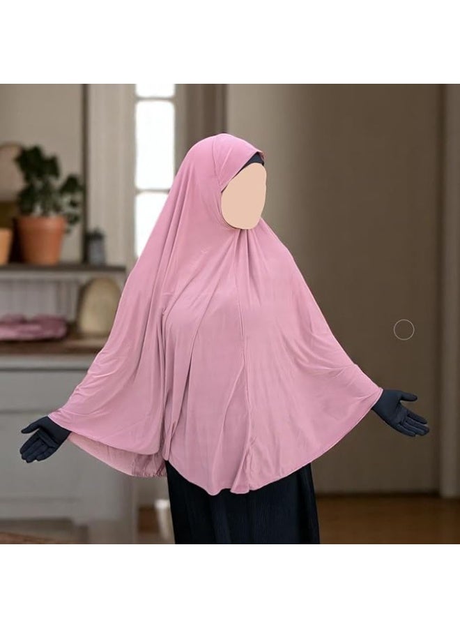 Women’s Prayer Khimar – Long Khimar with Soft, Comfortable Zida Fabric | Full Coverage for Prayer, Balcony, Reception & Various Uses - Image 3
